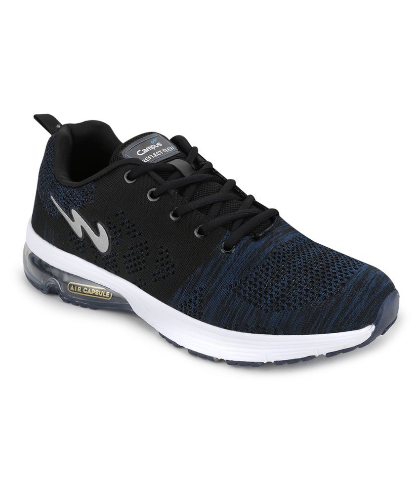     			Campus MORGAN Black  Men's Sports Running Shoes