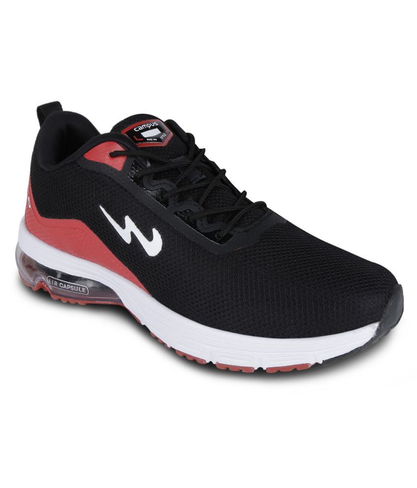     			Campus INOX Black  Men's Sports Running Shoes