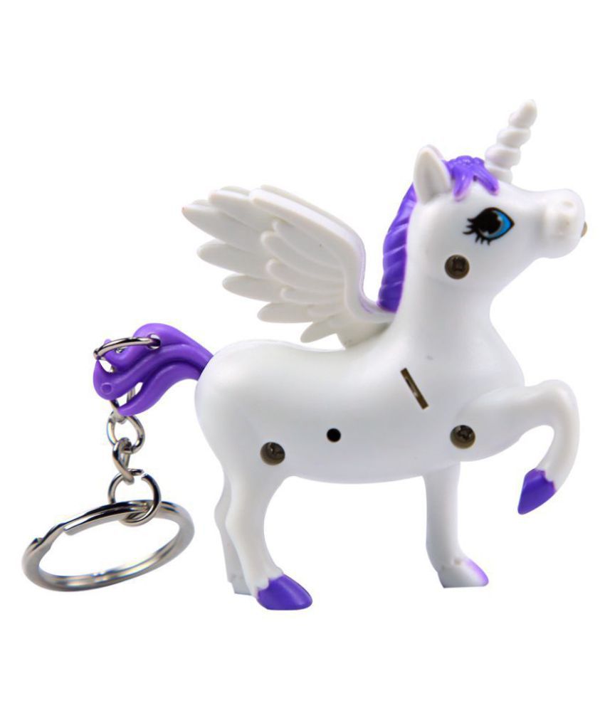 Smily Kiddos | Smily Unicorn Keyring (Purple) apck of 2 | Return Gifts Birthday party For Boys & Girls | Pink Color Key chain for Girls |
