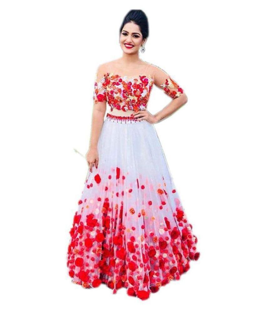 nafashion-red-white-raw-silk-chaniya-choli-semi-stitched-lehenga-buy-nafashion-red-white-raw