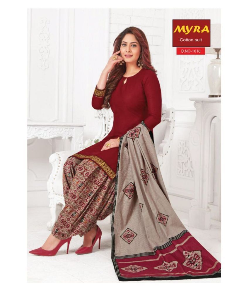 myra cotton suit