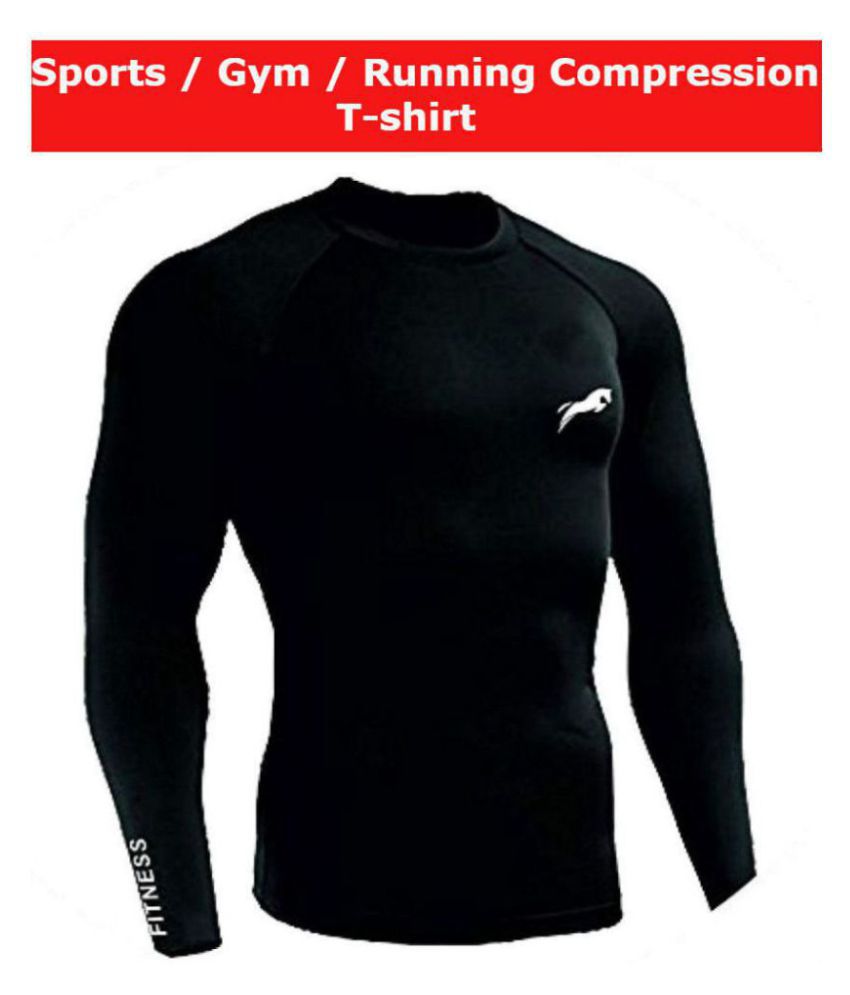     			Just Rider Compression Top Full Sleeve Plain Athletic Fit Multi Sports Cycling, Cricket, Football, Badminton, Gym, Fitness & Other Outdoor Inner Wear
