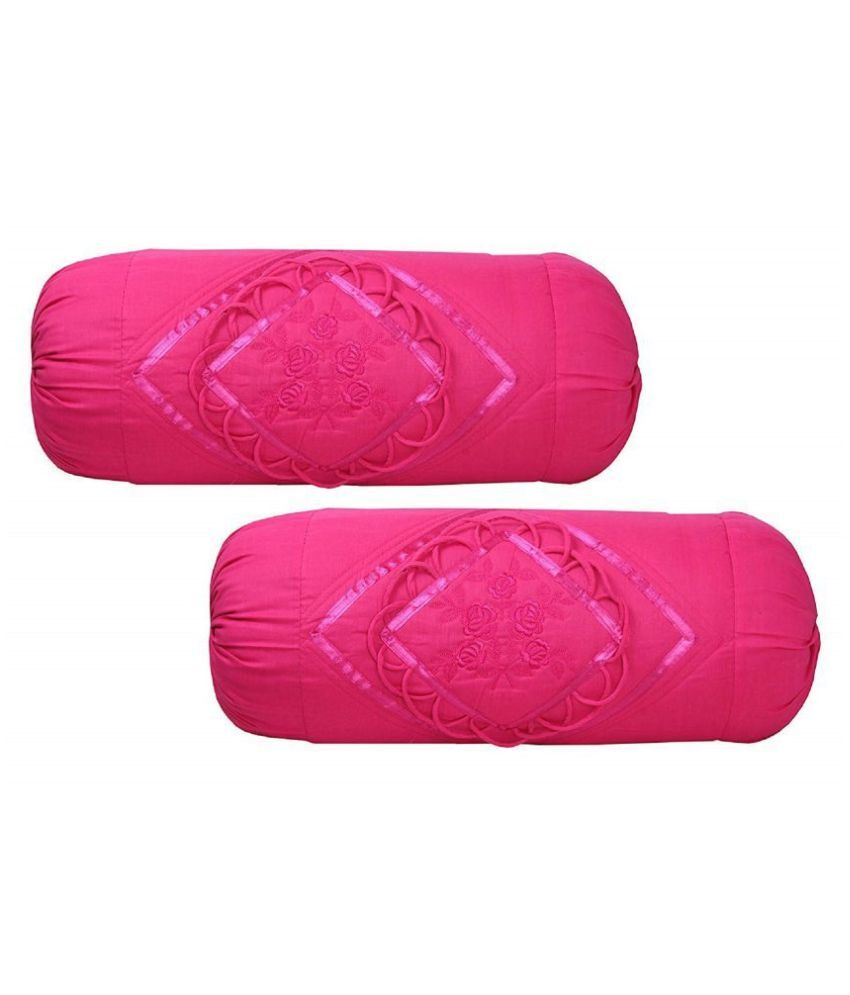 Shopway Collection Set of 2 Cotton Bolster Covers ( 80 X 40 cm) Buy