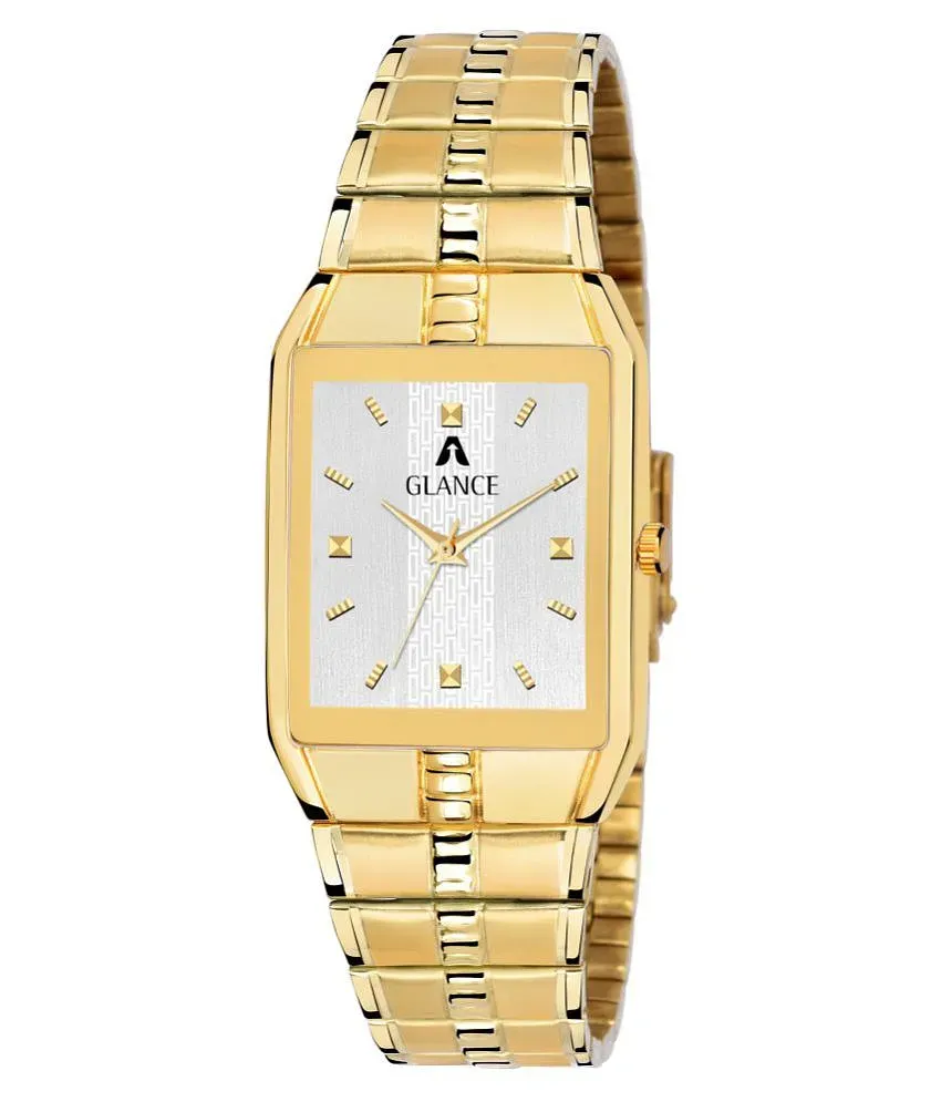 Aglance Gold Stainless Steel Analog Men s Watch Buy Aglance