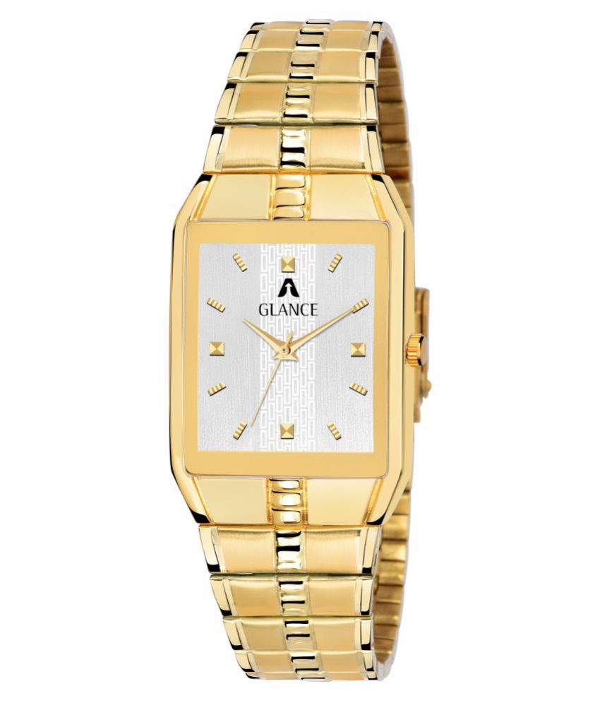     			Aglance - Gold Stainless Steel Analog Men's Watch