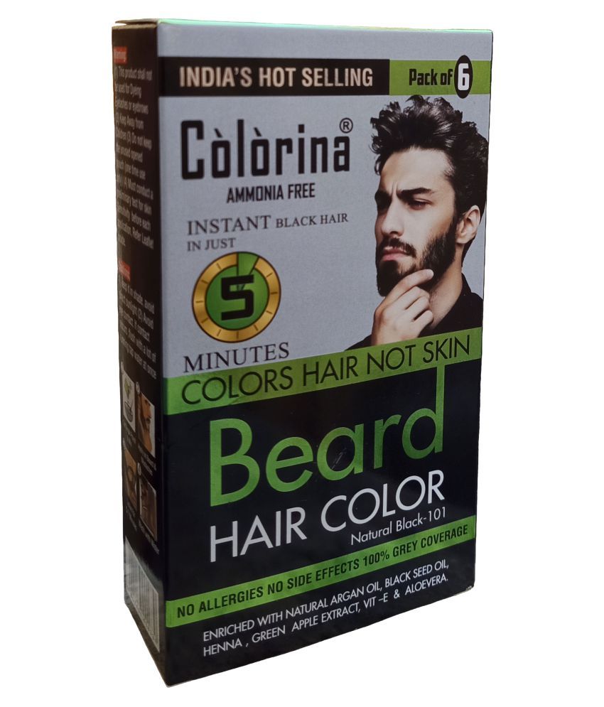 Eamaze Colorina Men S Beard Color Natural Black 101 Semi