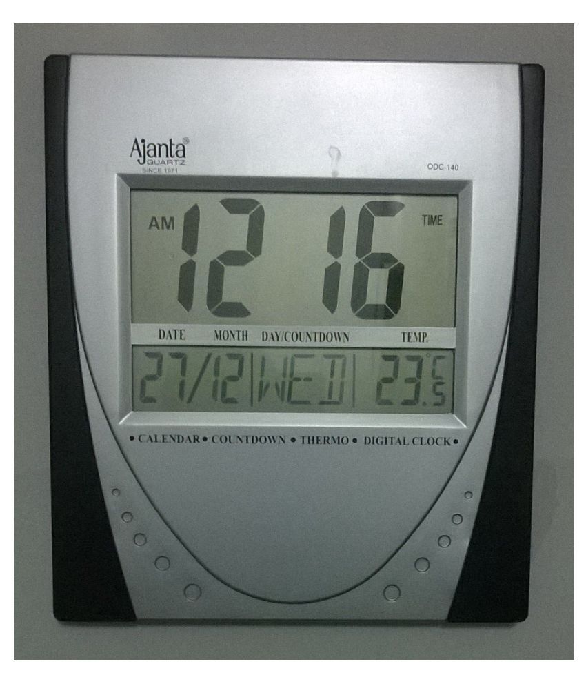 Ajanta Square Digital Wall Clock ( 6 x 8 cm ) Buy Ajanta Square