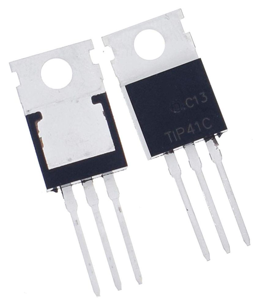 INVENTO 2Pcs TIP41C Bipolar (BJT) Single Transistor, NPN, 100 V, 65 W