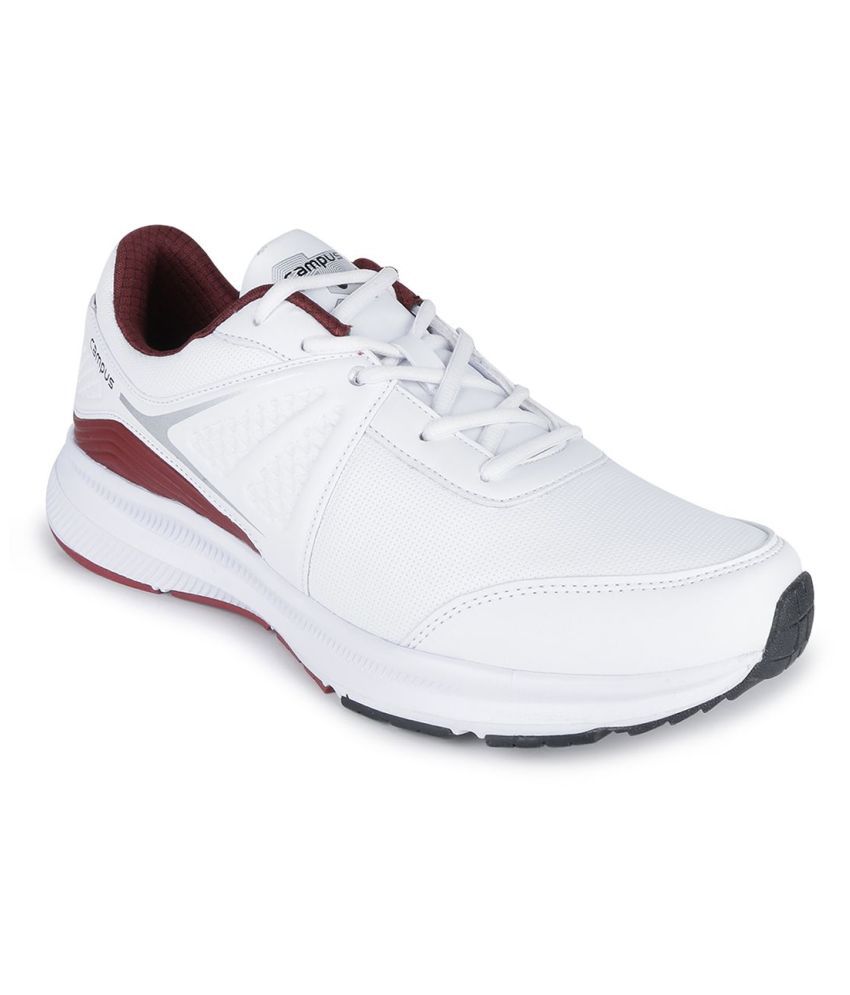 campus white running shoes