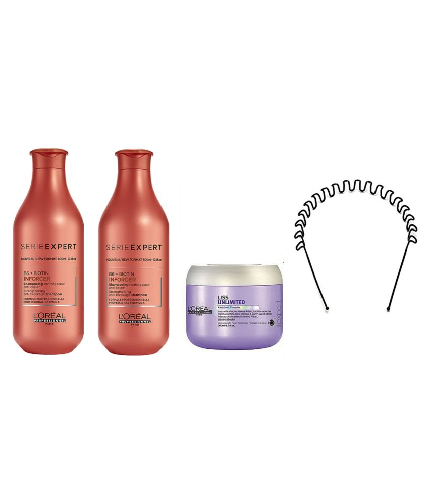 Longlasting Hair Band Biotin Inforcer Shampoo Pack Of 2 Liss