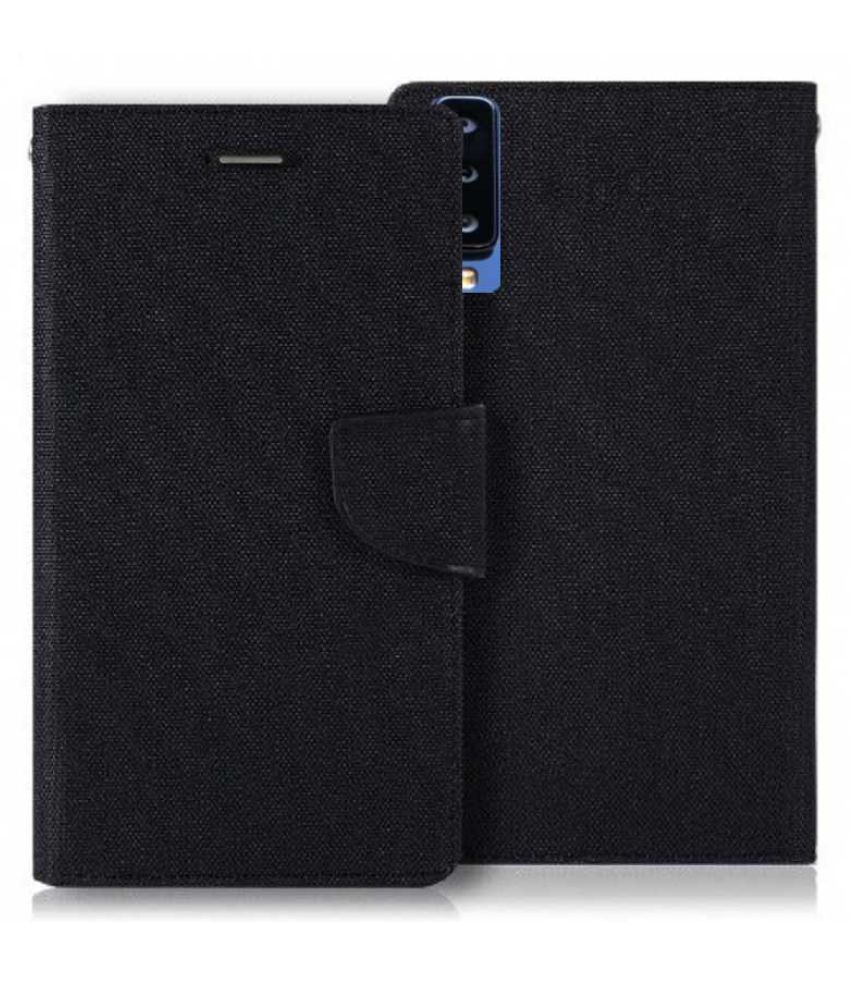 Xiaomi Mi A3 Flip Cover by MAJANSY Black Flip Covers Online at Low