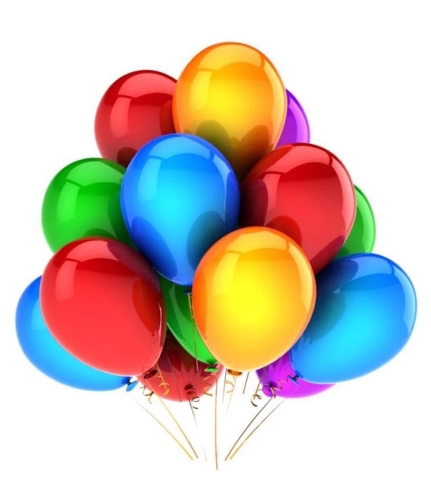     			50 Pcs. Happy Birthday Decoration Latex Balloons for happy birthday decoration item, birthday decoration kit, birthday balloon decoration combo for Boys, Girls, Kids, husband and Wife.