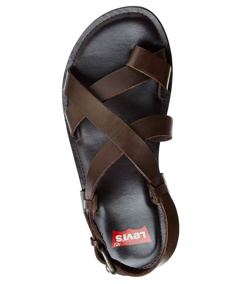 levis leather sandals