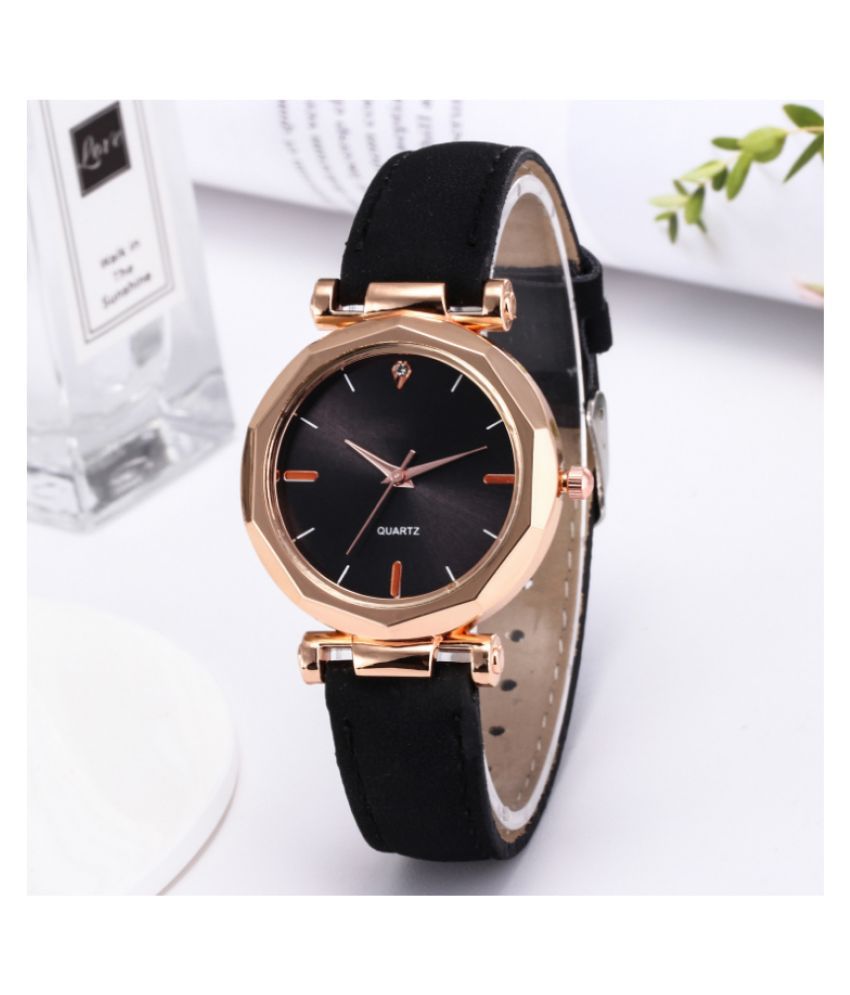 CHORME 1 Pc Black Metal Round Womens Watch Price in India: Buy CHORME 1 ...