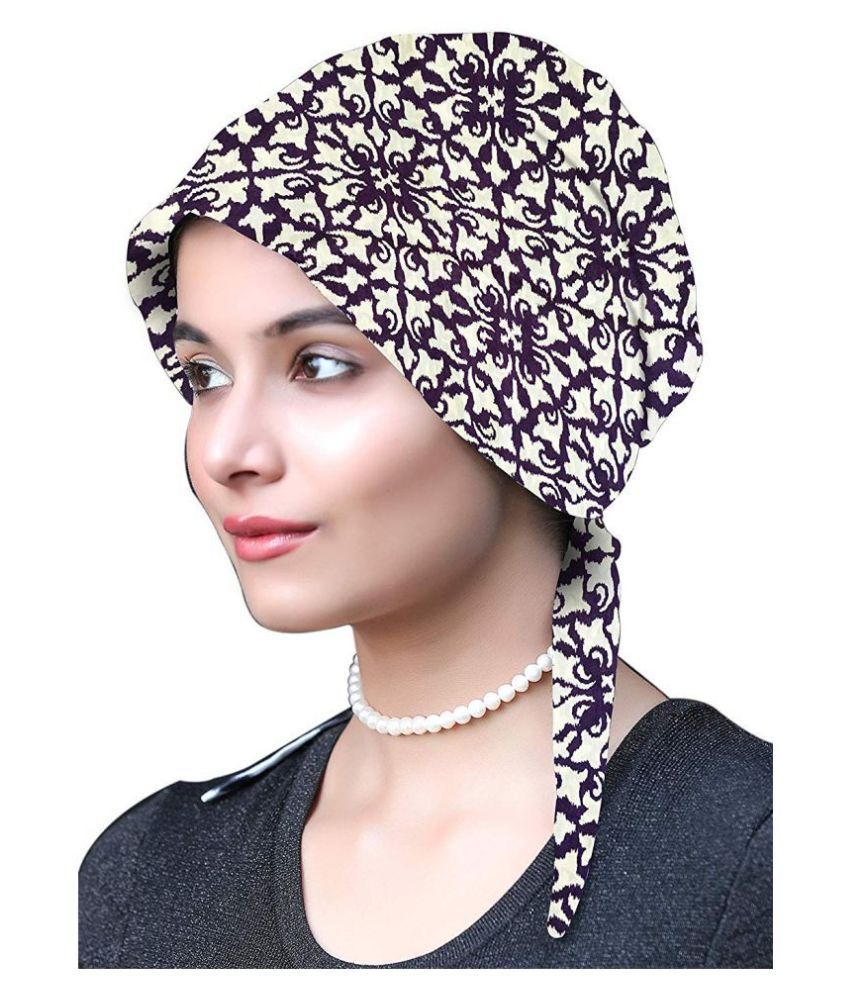 Download The Headscarves cotton chemo cap and scarf with SHORT tails: Buy Online at Low Price in India ...