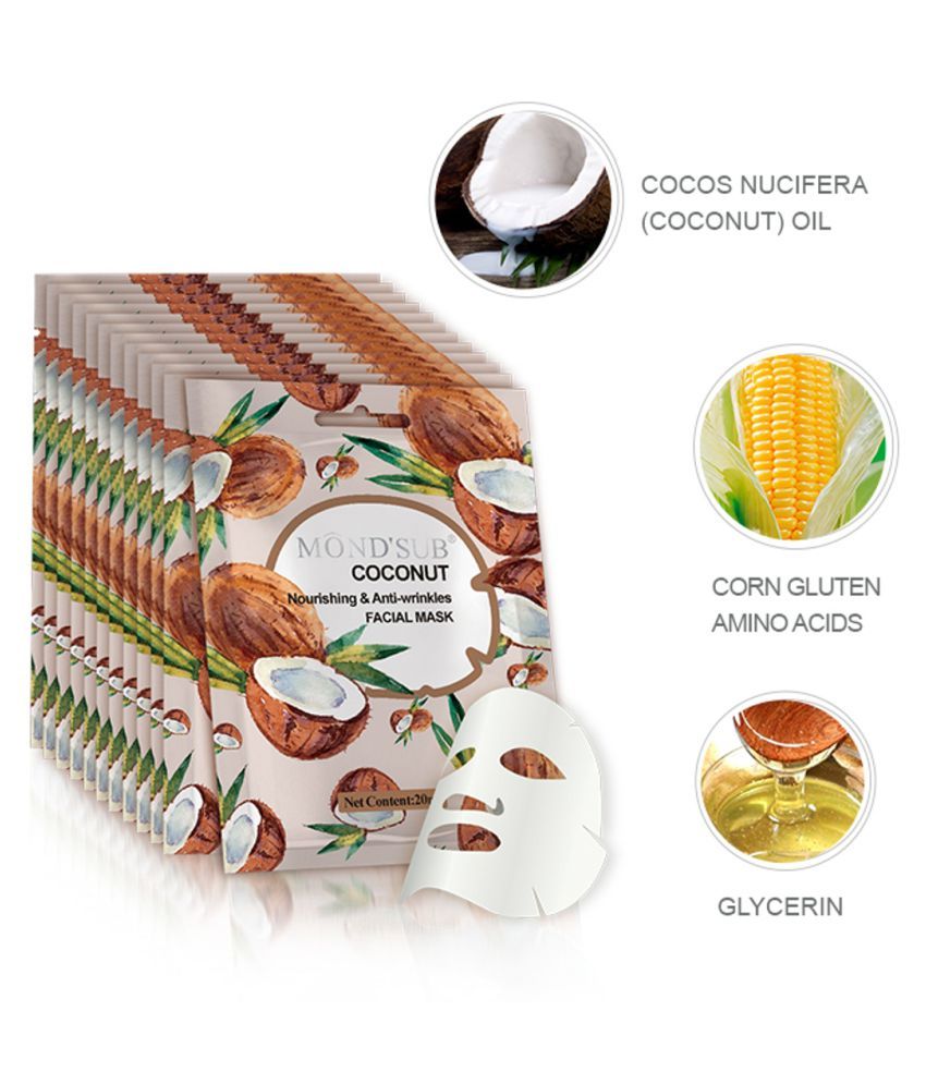 MONDSUB - Skin Toning Sheet Mask for All Skin Type (Pack of 5): Buy ...