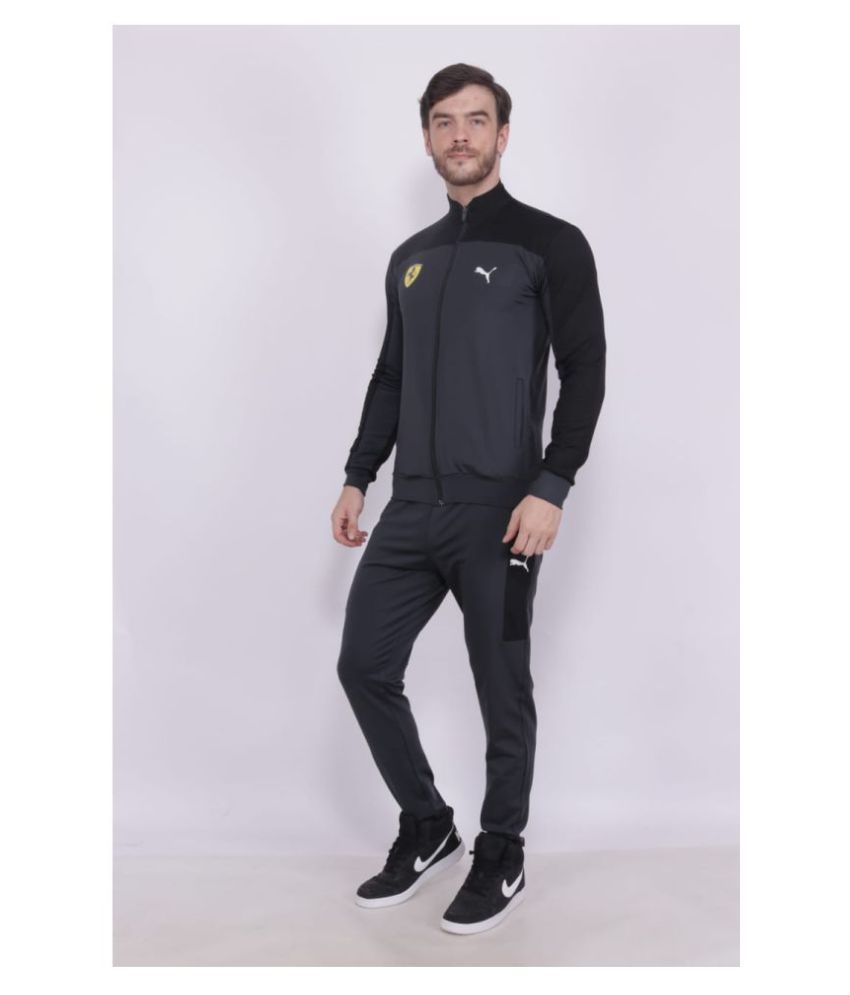 Puma Ferrari Grey Tracksuit - Buy Puma Ferrari Grey ...