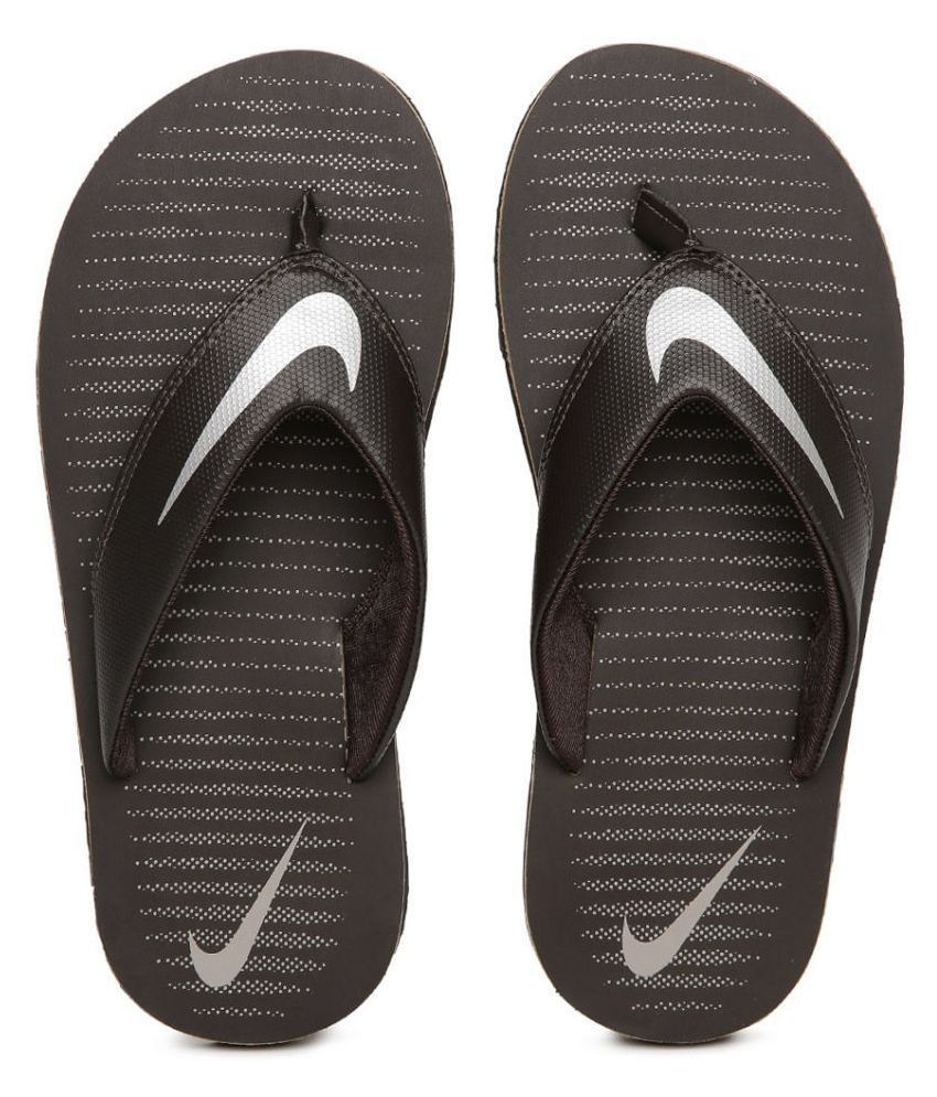 nike black thong flip flop