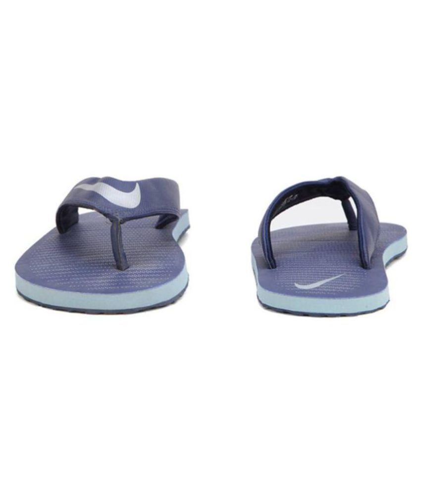 women's nike navy blue flip flops