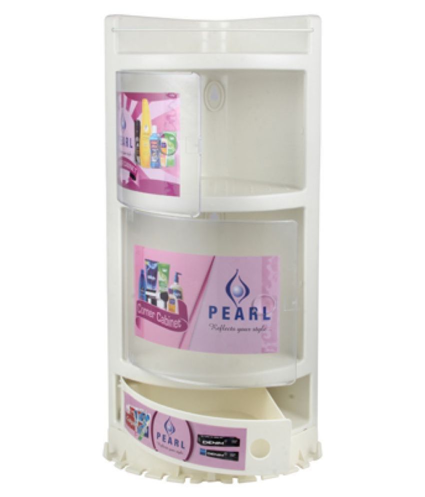 Buy Pearl. Plastic Corner Shelf Online at Low Price in