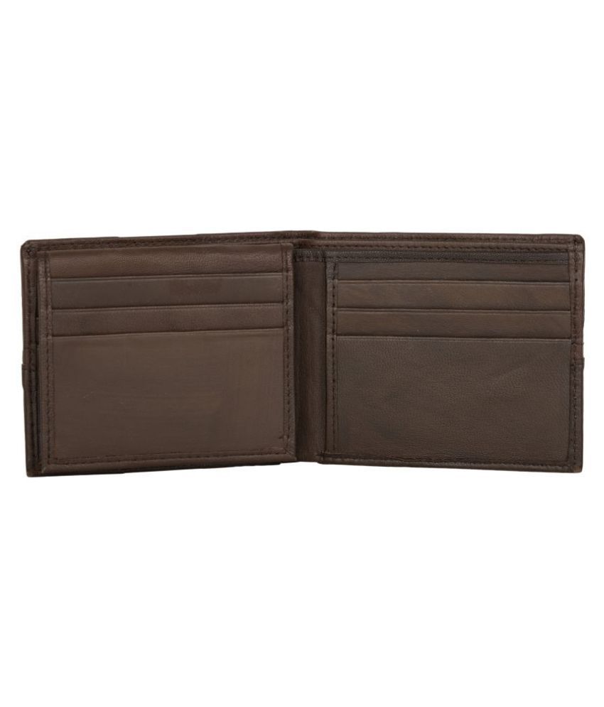 Buy Leathers of India Leather Brown Formal Regular Wallet Online at ...