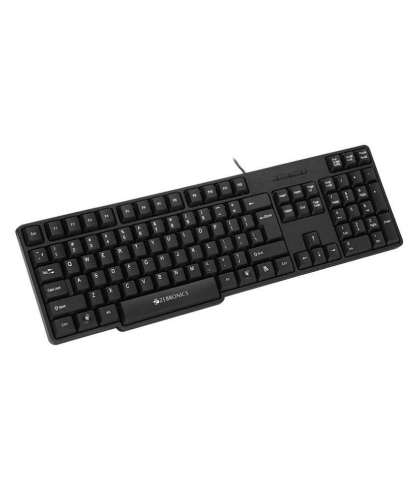 Zebronics K25 Black USB Wired Desktop Keyboard
