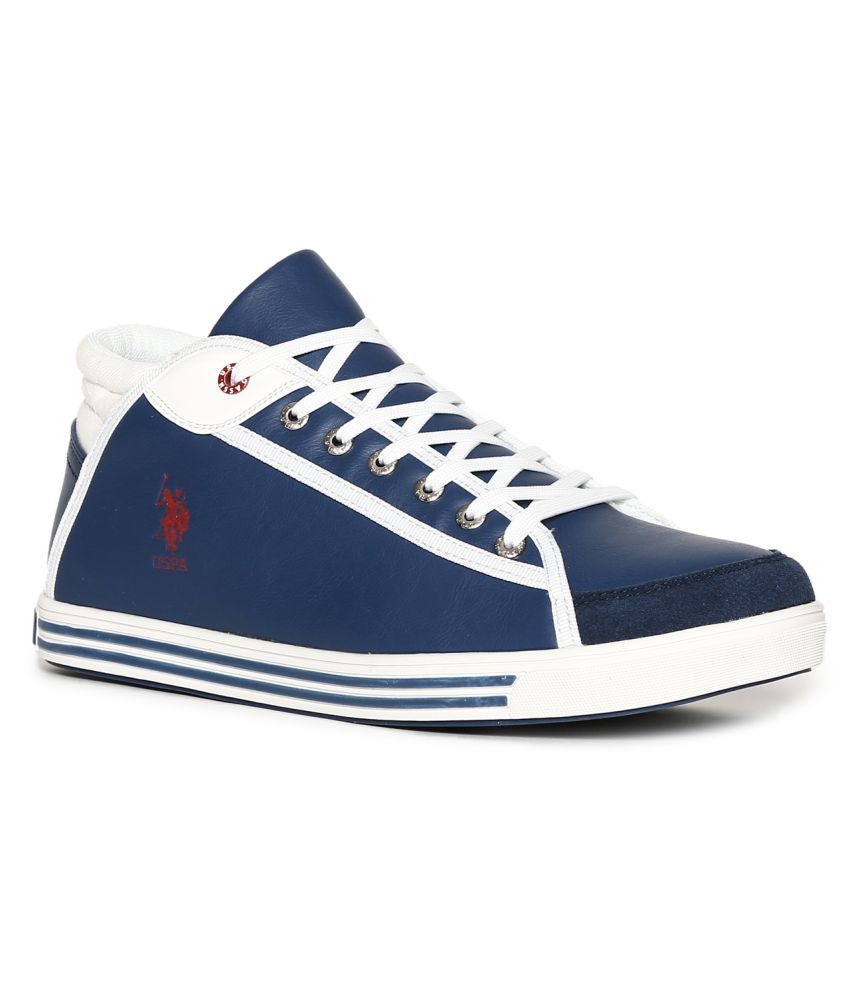 U.S. Polo Assn. Sneakers Blue Casual Shoes - Buy U.S. Polo Assn ...