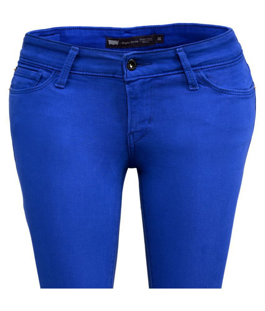 Levi's Cotton Lycra Jeans - Blue - Buy Levi's Cotton Lycra Jeans - Blue ...