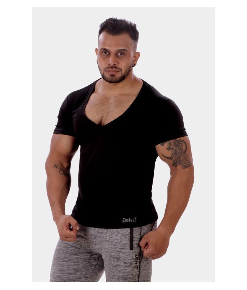 black sweat t shirt