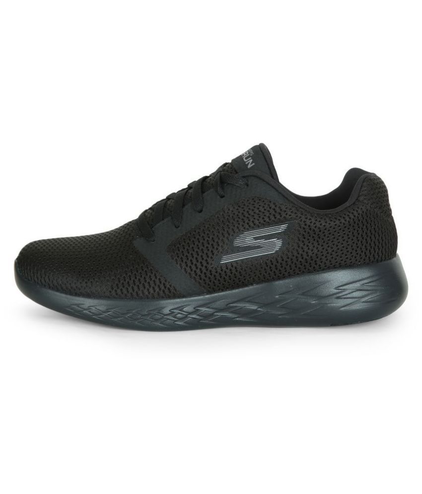 Skechers GO RUN 600-REFINE Black Running Shoes - Buy Skechers GO RUN 600-REFINE Black Running 