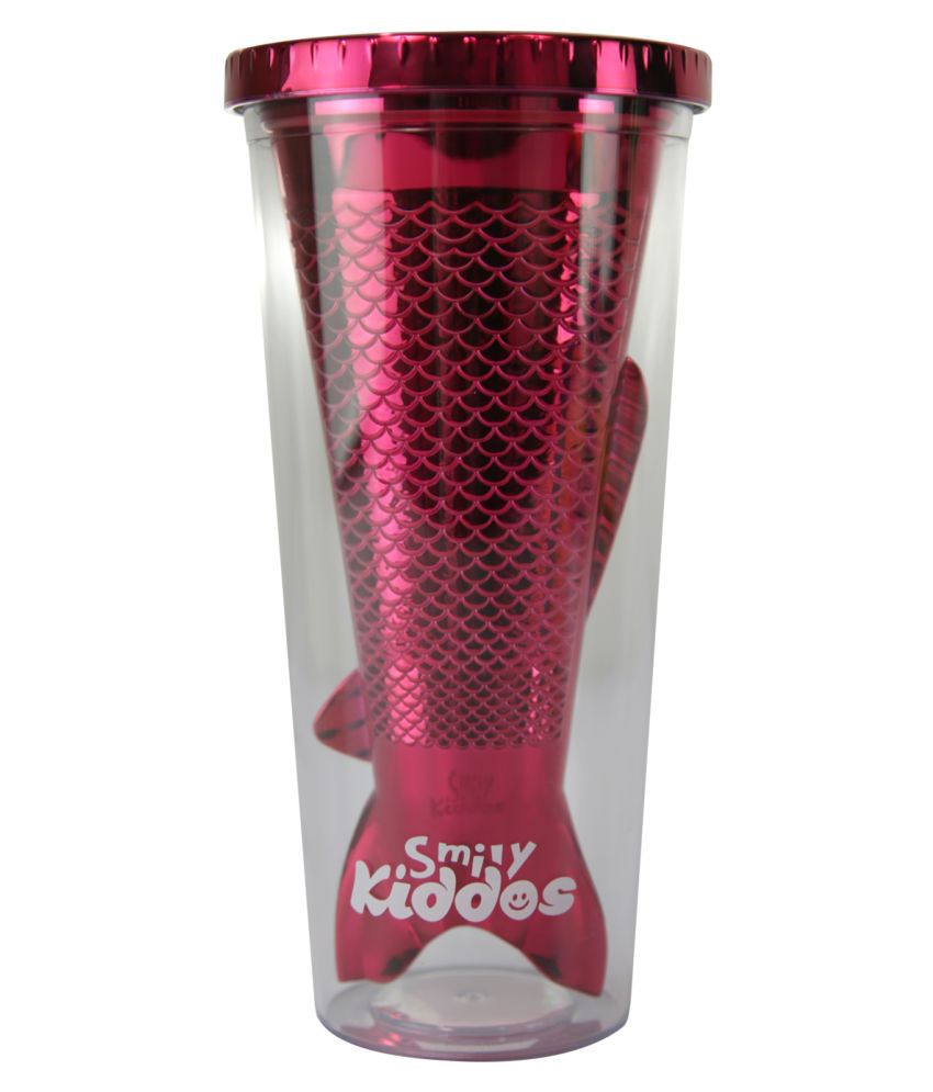 Smily Kiddos MI19002-5 Pink 250 mL Plastic Water Bottle set of 1