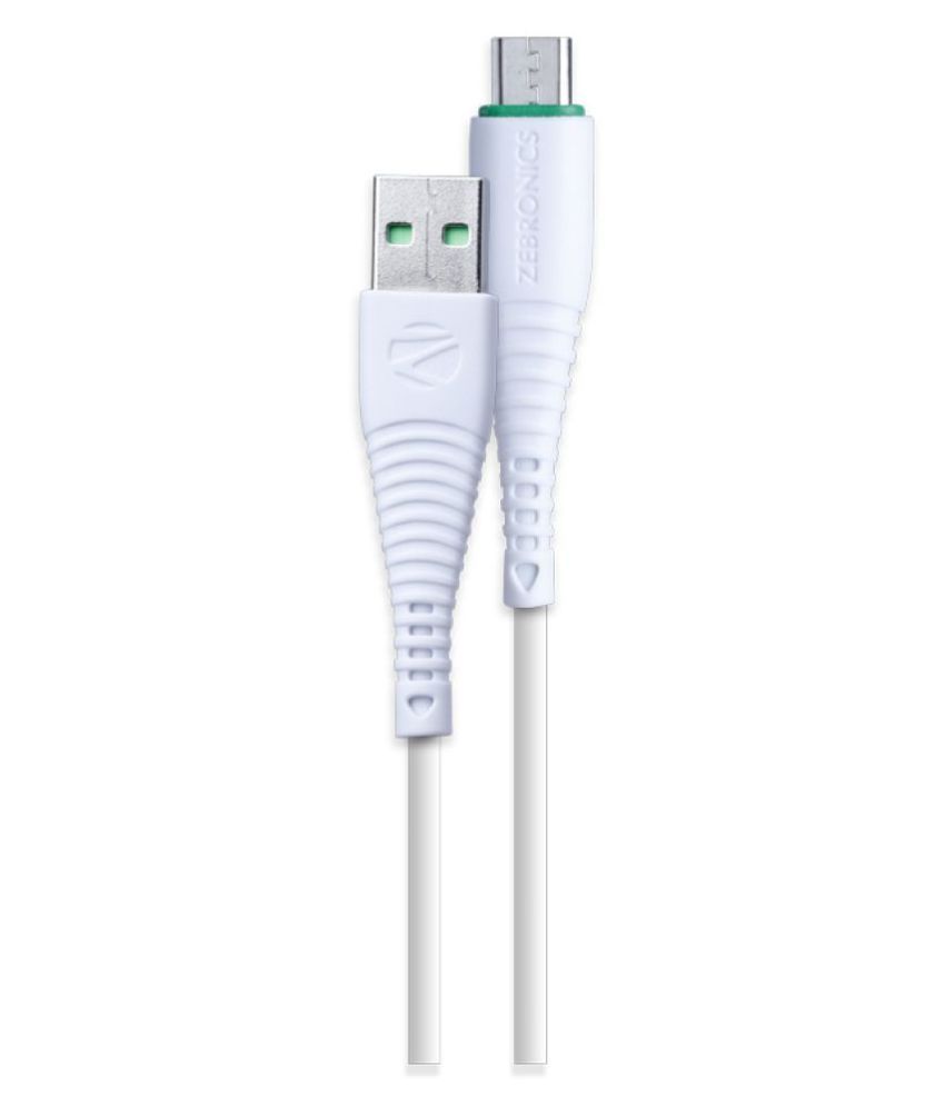 Zebronics ZEBUMC101 MICRO USB MICRO USB CABLE White Price in India