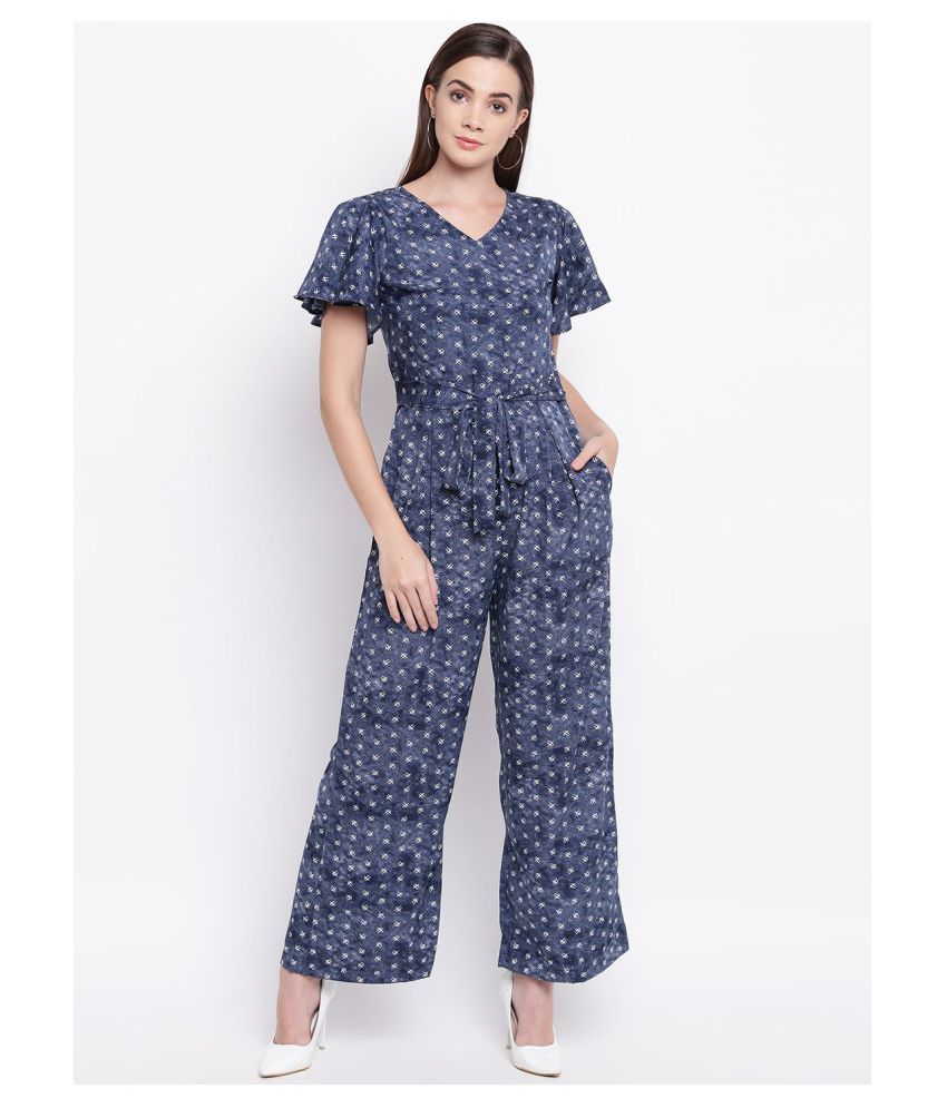 navy crepe jumpsuit