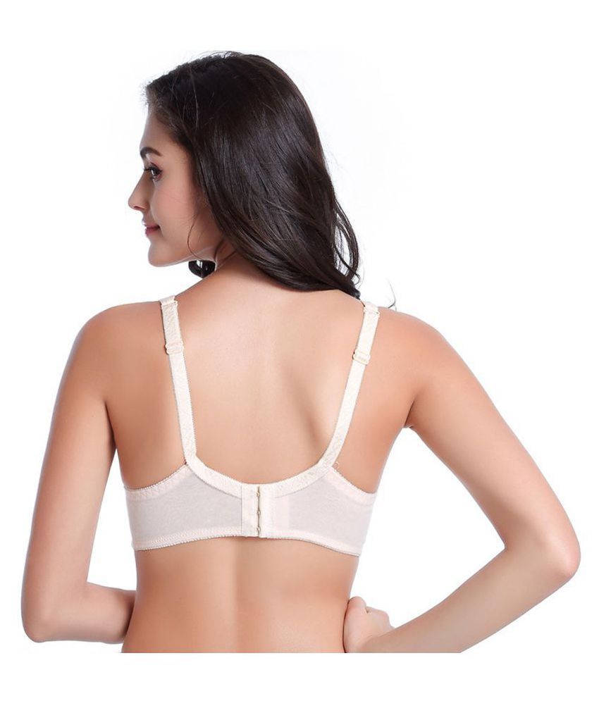 Buy Secret Wear Cotton Minimizer Bra Beige Online at Best Prices in India Snapdeal
