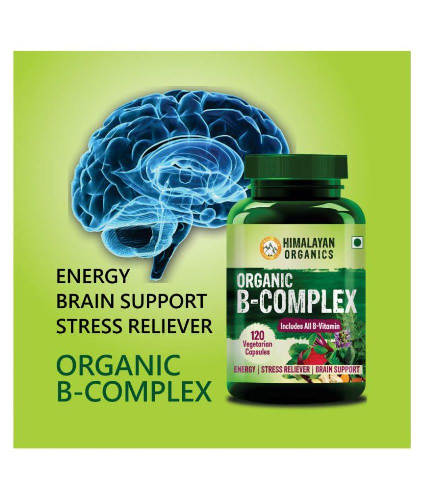 Himalayan Organics Organic B Complex Vitamins 120 No.s Vitamins Capsule ...