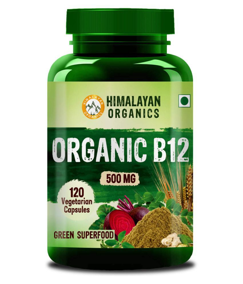 Himalayan Organics Organic Vitamin B12 120 no.s Vitamins Capsule: Buy ...