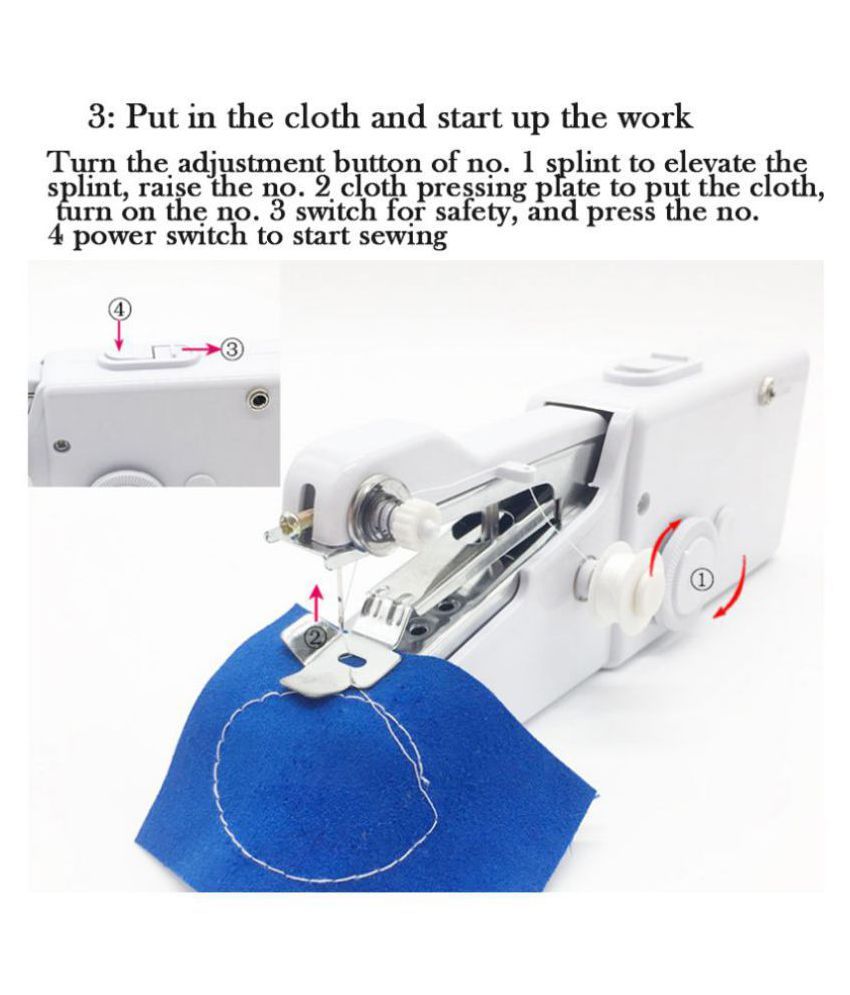 COLOGO 1Pc《CS101B》Portable Handheld Electric Sewing Machine Price in