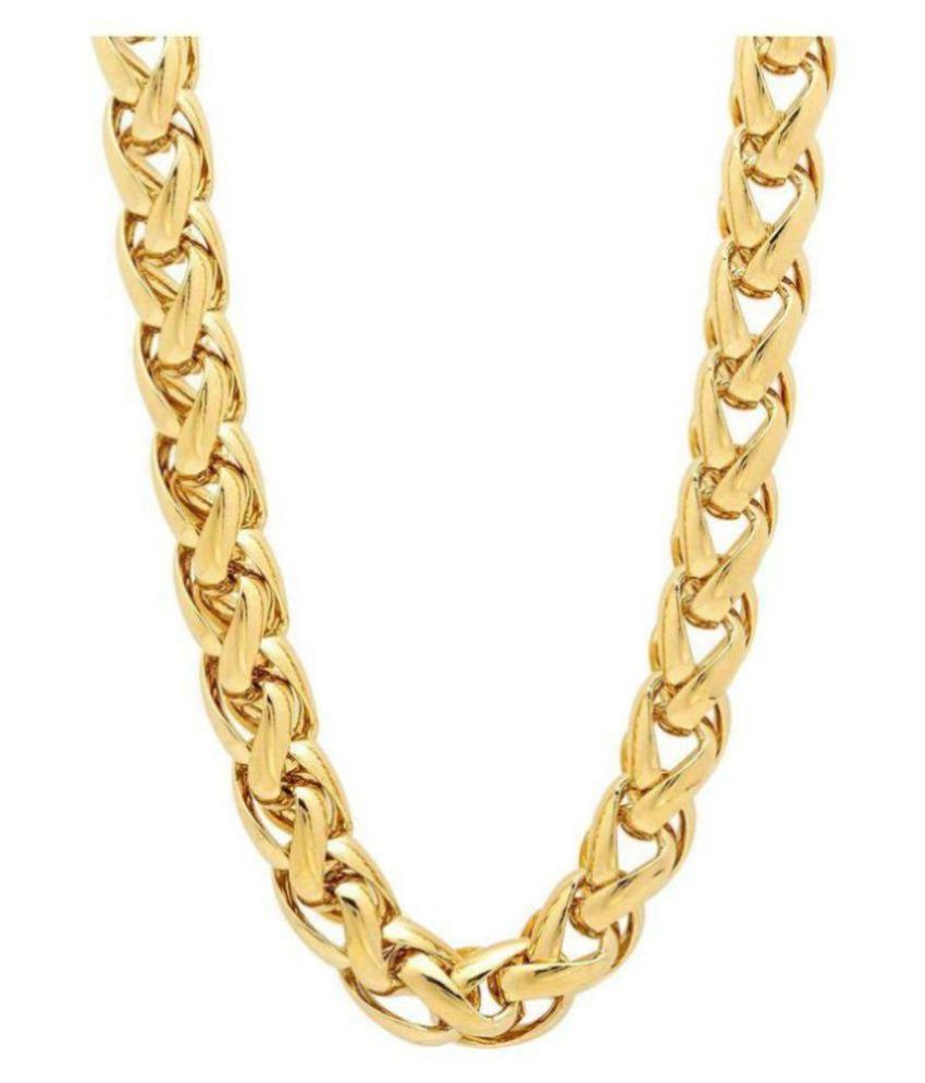 Bentex Fine One Gram Gold Plated Daily Use Chain For Men