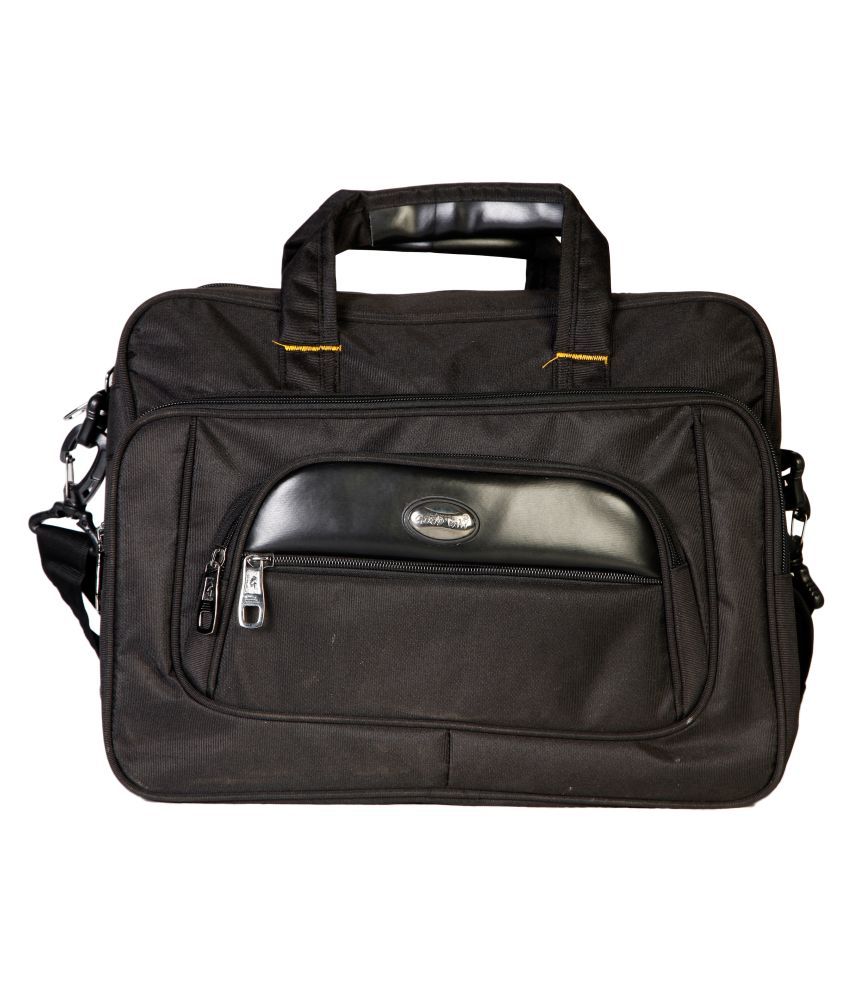     			Goodwin Black P.U. Office Messenger Bag