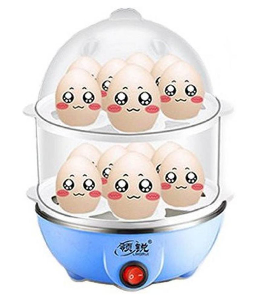 NIHIT Electric Egg Boiler Cooker Food Steamer With Measuring Cup