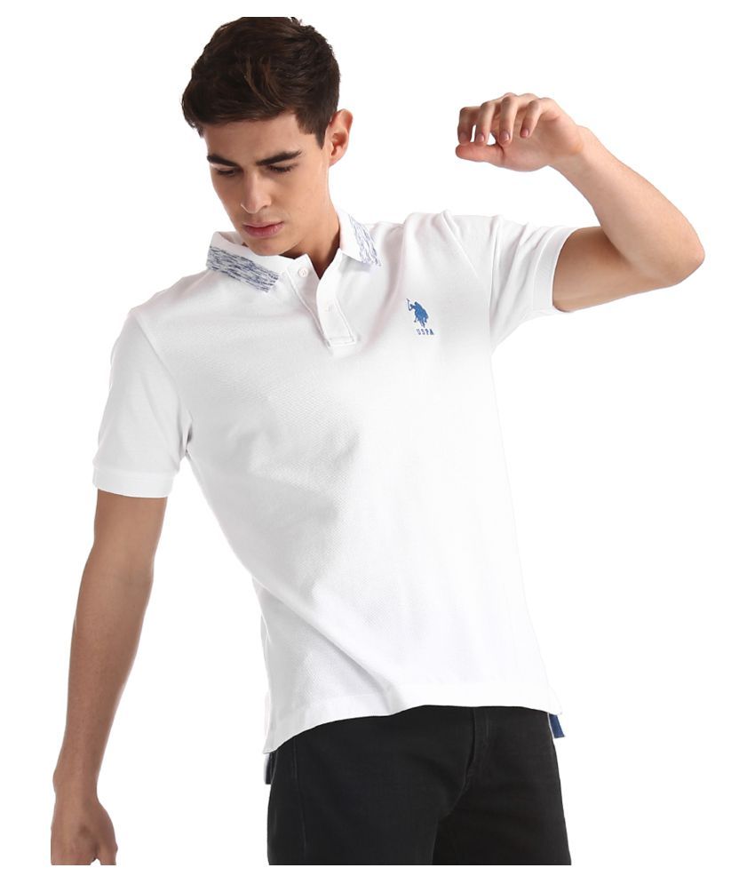 polo plain white