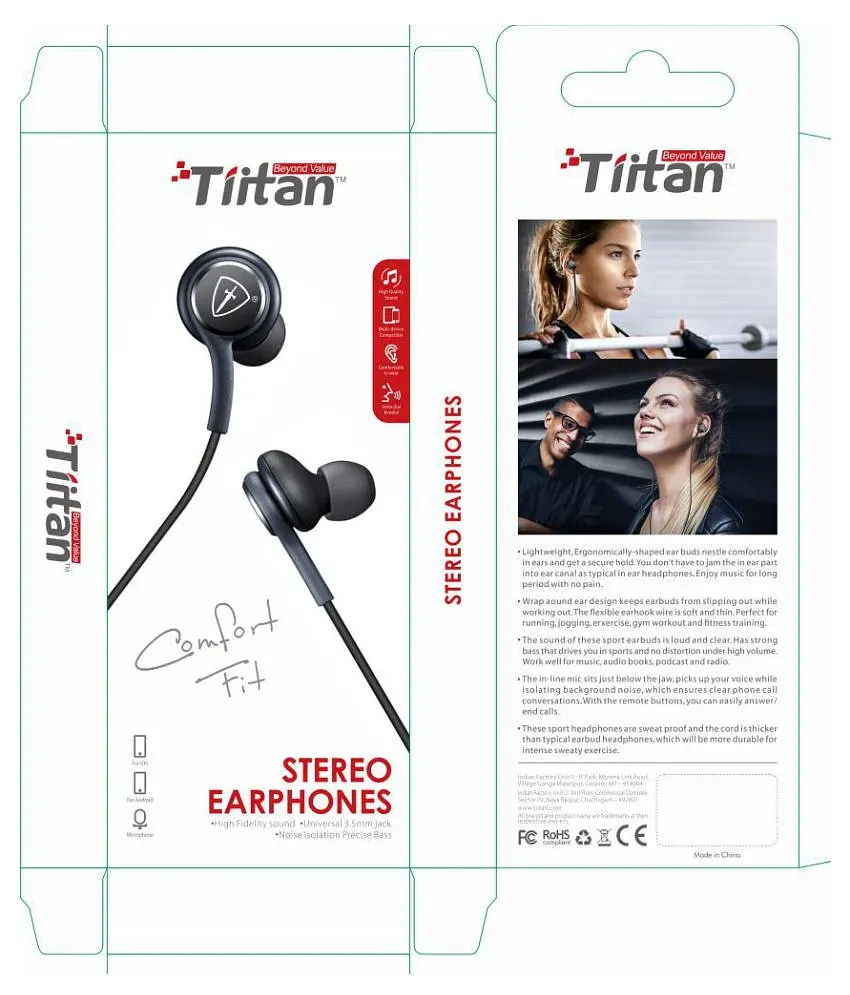 Tiitan hotsell s8tbe earphones