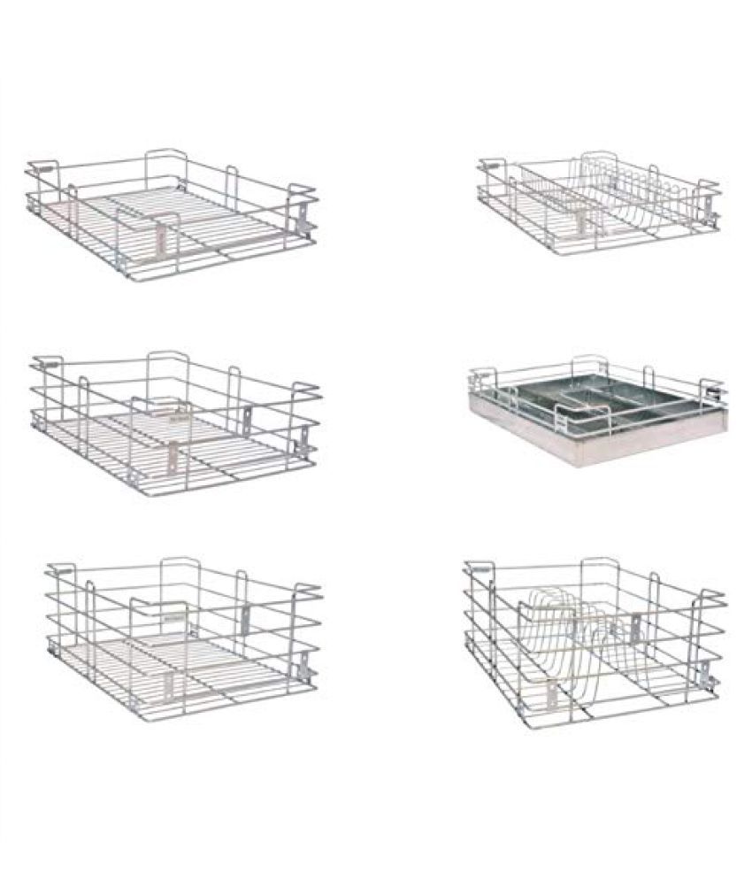 Bloo Basket Stainless Steel Modular Kitchen Basket/Kitchen Storage