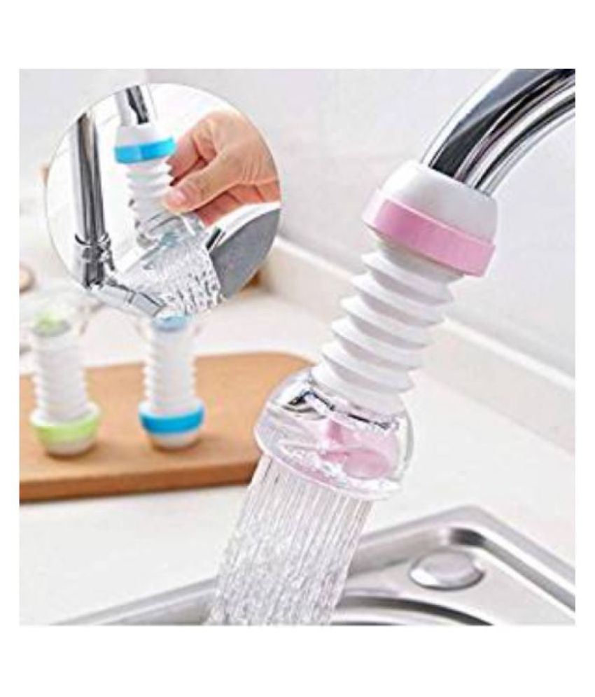     			HRIDAAN Adjustable Splash Sprinkler Head Nozzle Bathroom Plastic (ABS) Kitchen Sink Tap (Sink Cock)