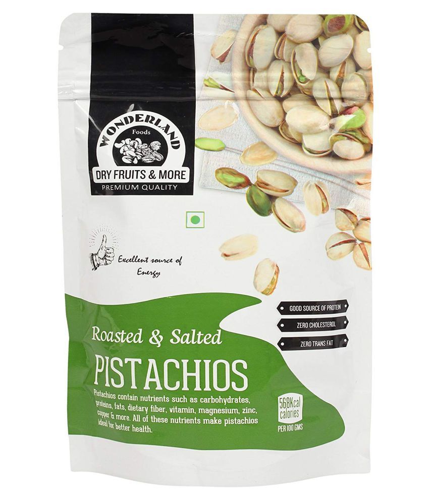 WONDERLAND FOODS Pistachio Nut (Pista) 400 g Pack of 2 Buy WONDERLAND