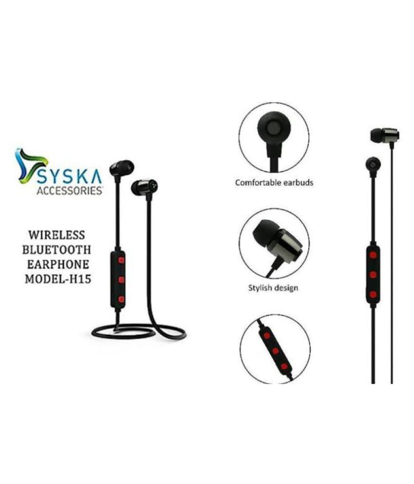 syska bluetooth earphones h15 price