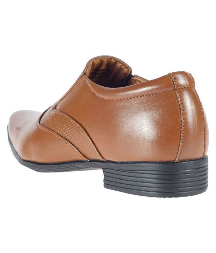 khadim brown formal shoes