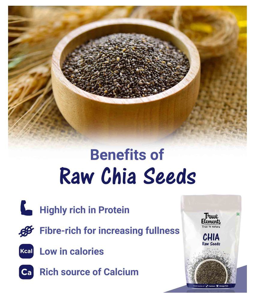 True Elements Chia Seeds 150 g Pack of 2 Buy True Elements Chia Seeds