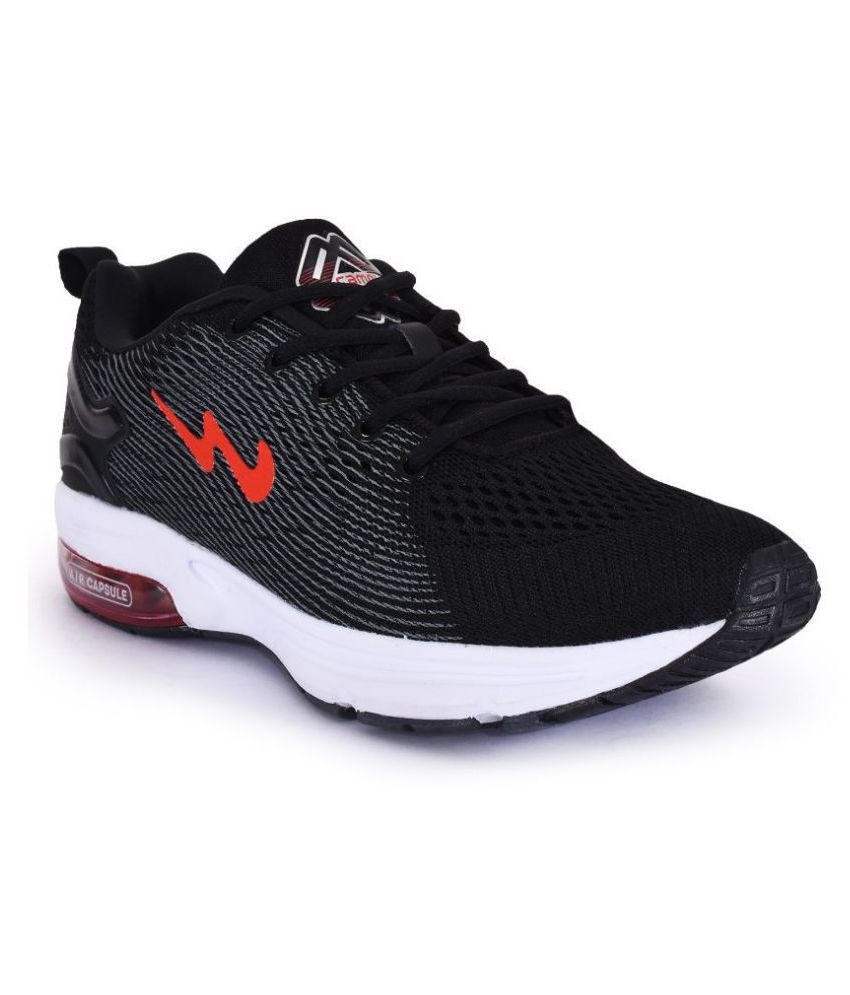 campus sports shoes black