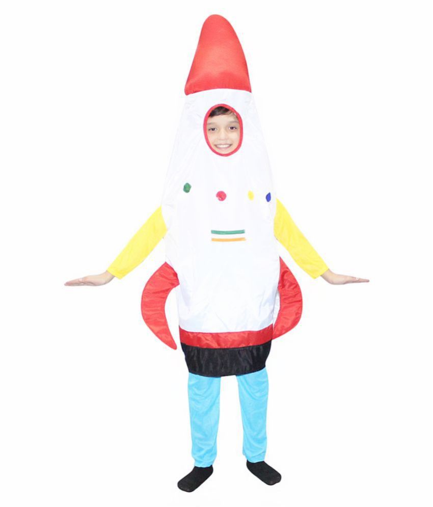     			Kaku Fancy Dresses Rocket Costume /Object Fancy Dress Costume for Kids -Multicolor, 3-8 Years, for Boys & Girls